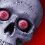 The "skull" form the grandmatriarchs will blink to in Cookie Clicker Classic.